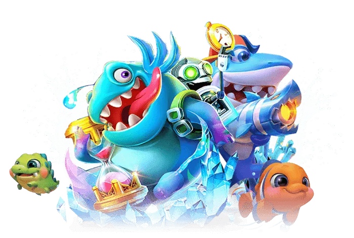 ภาพเกมธีมทะเลและตัวละครในหมวดเกม BV99